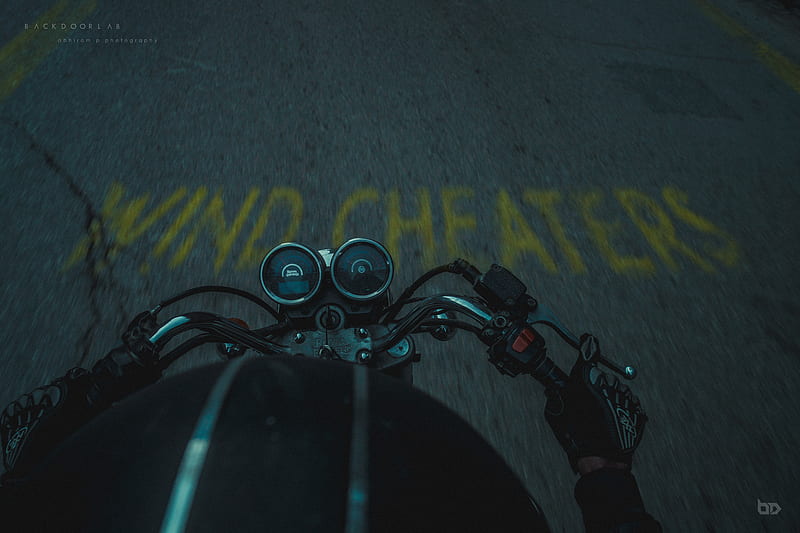 motorcycle, bike, road, asphalt, HD wallpaper