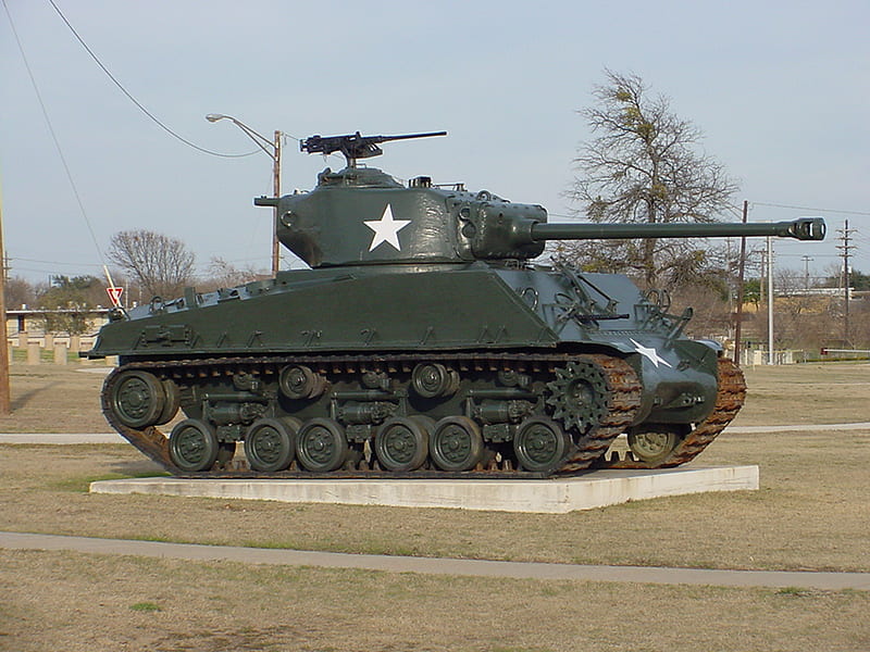 M4 Sherman, tank, ww2, sherman, america, american, HD wallpaper