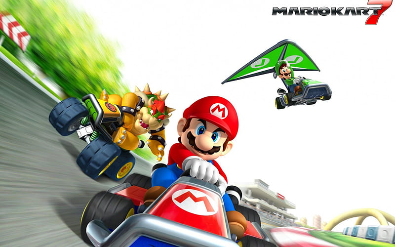 Mario Kart 7, Kart, 3DS, Racing, Mario, HD wallpaper