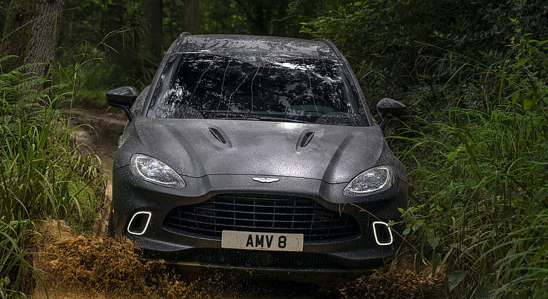 2021 Aston Martin DBX Sating Xenon Grey - Off-Road , car, HD wallpaper
