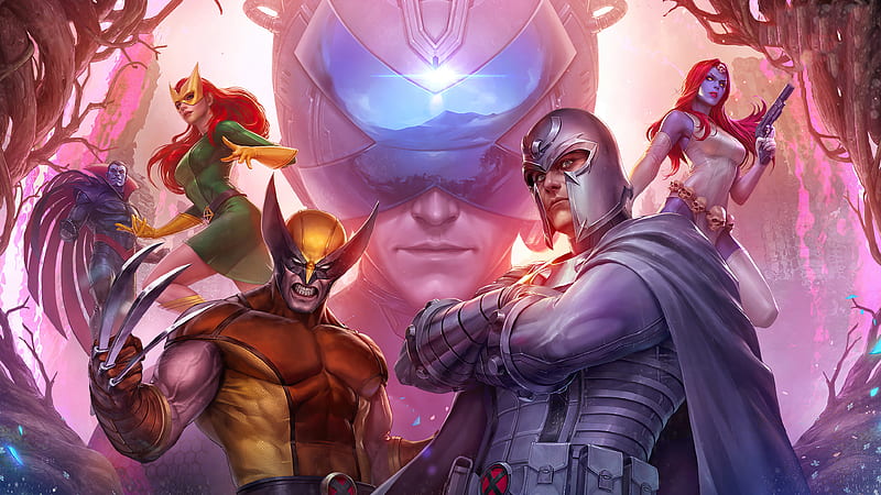 Marvel Future Fight X Men Force, marvel-future-fight, games, wolverine, superheroes, HD wallpaper