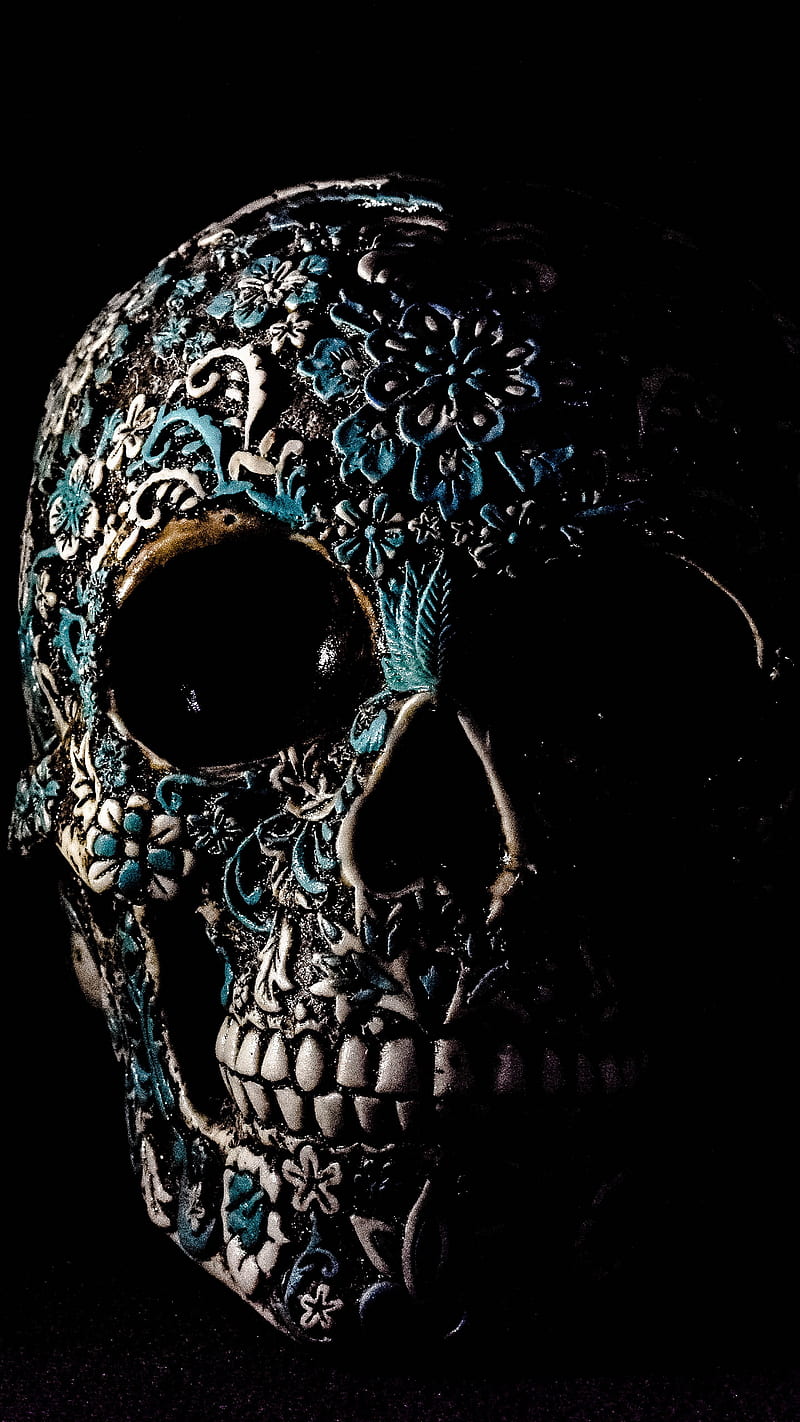 Gucci Pattern, brown, cool, skulls, HD phone wallpaper