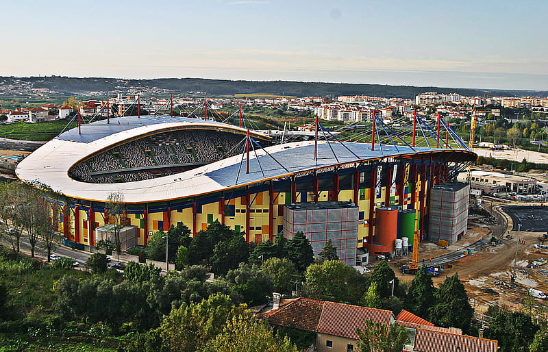 Estadio Municipal de Aveiro, portuguese football stadium, exterior, Beira-Mar stadium, Aveiro, Portugal, HD wallpaper