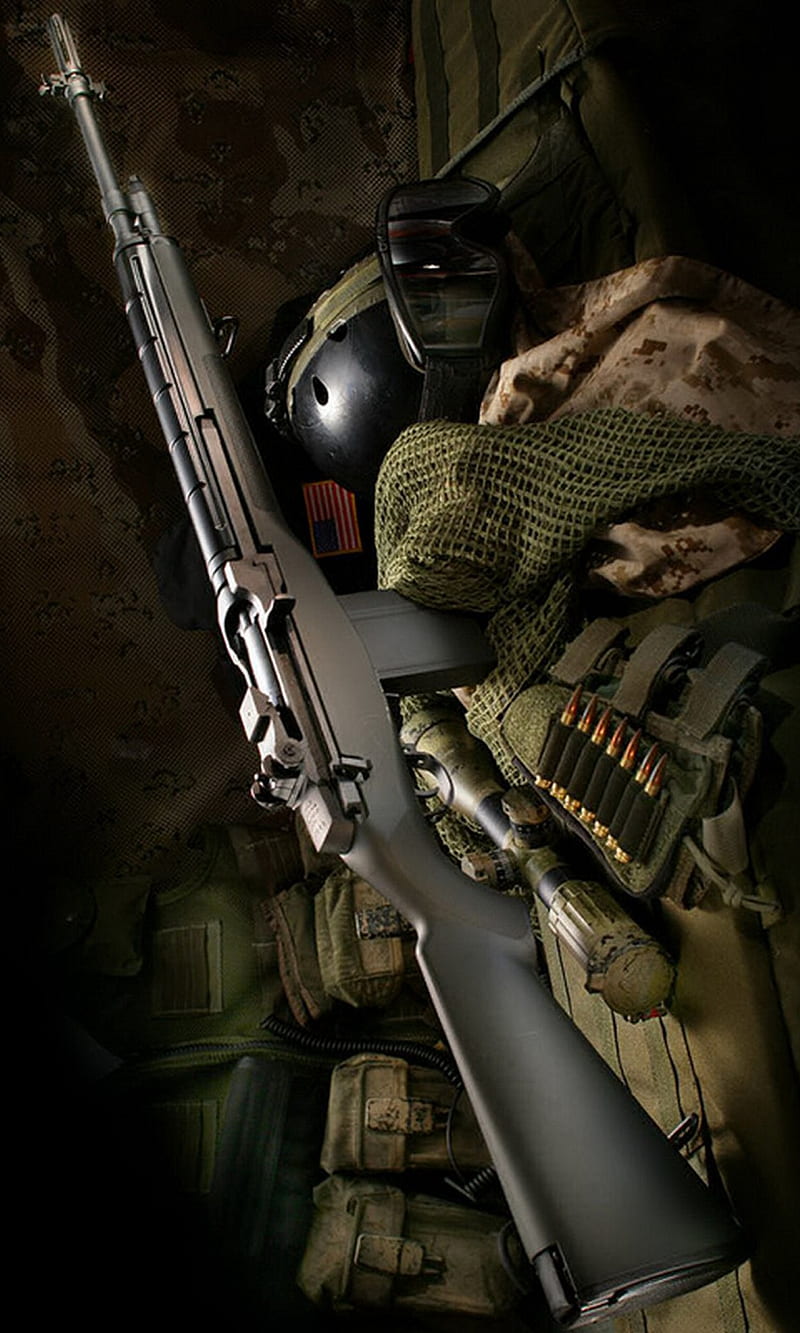 Weapon, armor, gun, military, soldier, HD phone wallpaper
