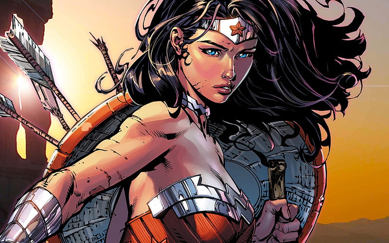 Wonder Woman superheroes, DC Comics, HD wallpaper