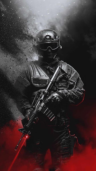 black soldier wallpaper