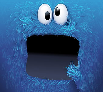 Cookie Monster, cartoons, HD wallpaper