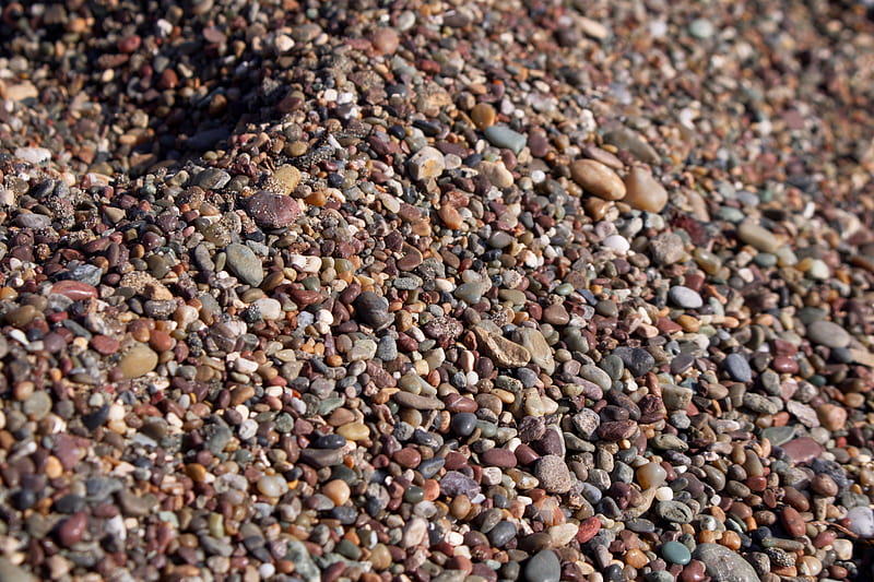 pile of brown stones, HD wallpaper