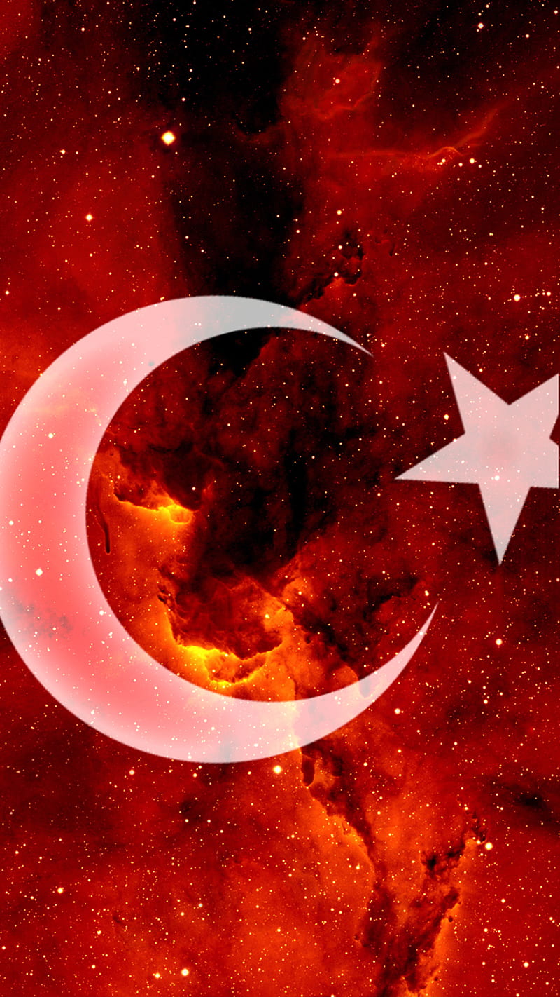 turk bayragi, flag, love, turkish, HD phone wallpaper