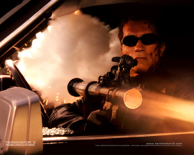 Terminator 3 Rebellion der Maschinen, sunglasses, arnold schwarzenegger, the terminator, sci fi, terminator 3, HD wallpaper