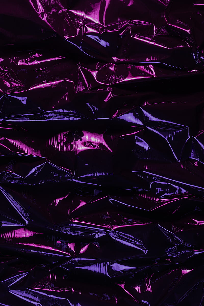 foil, purple, dark, texture, surface, HD phone wallpaper