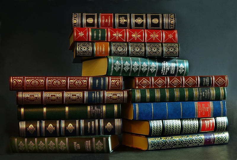 Books, Literatur, Reading, Old, Colors, German language, Lerning, HD wallpaper