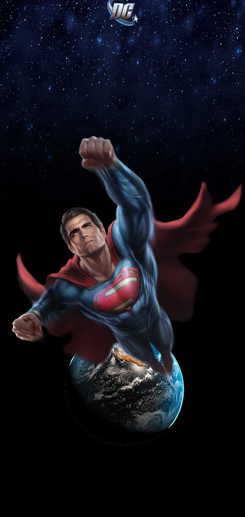 Superman in space, cavill, dark, earth, henry, note 10, plus, samsung,  super, HD phone wallpaper | Peakpx