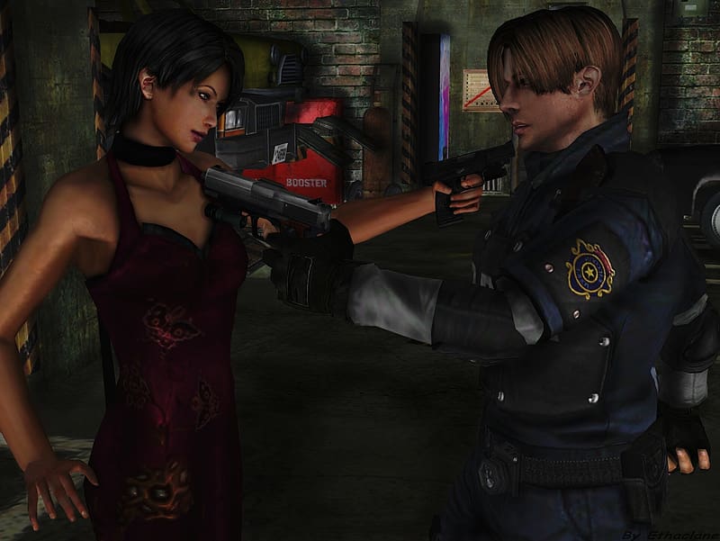 Resident Evil 4 HD Remaster Leon and Ada Wallpaper by zoellisrus