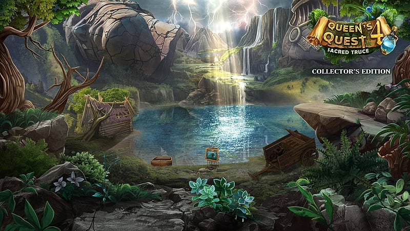 Queen's Quest 4 - Sacred Truce04, cool, hidden object, video games, fun, puzzle, HD wallpaper