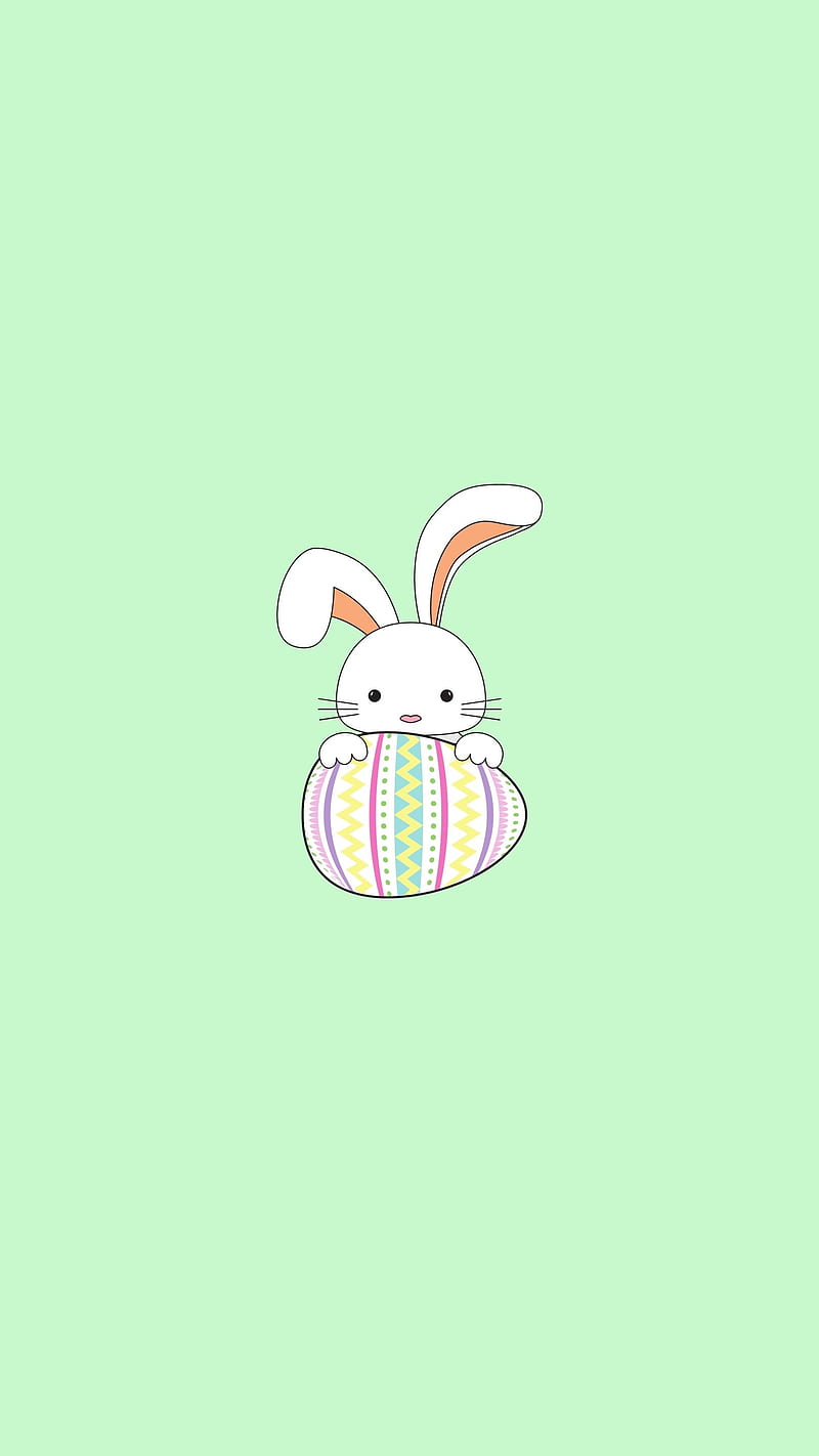 Sweet Bunny, adorable funny bunnies, aesthetic bunny rabbit, easter egg gift, happy rabbits, kawaii theme, little sweet bunnies, lovely easter eggs, spring holiday theme, summer Easter, wonderland, HD phone wallpaper
