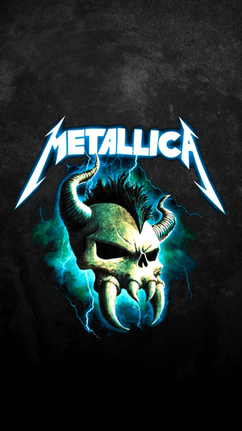 Metallica, heavy metal, logo, skull, thrash metal, HD phone wallpaper