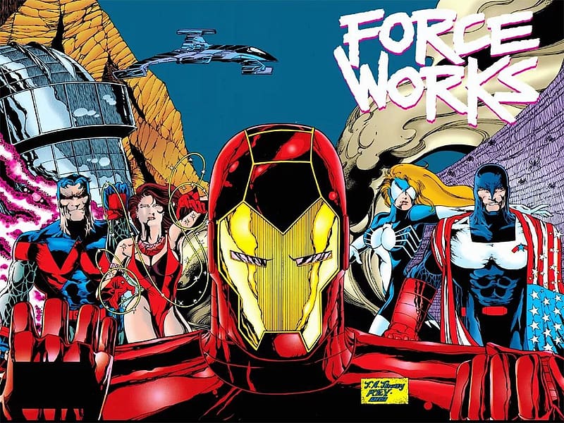 Force Works, Superheroes, Marvel, Comics, Ironman, HD wallpaper