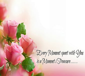 Every Moment, love treasure, roses, HD wallpaper | Peakpx