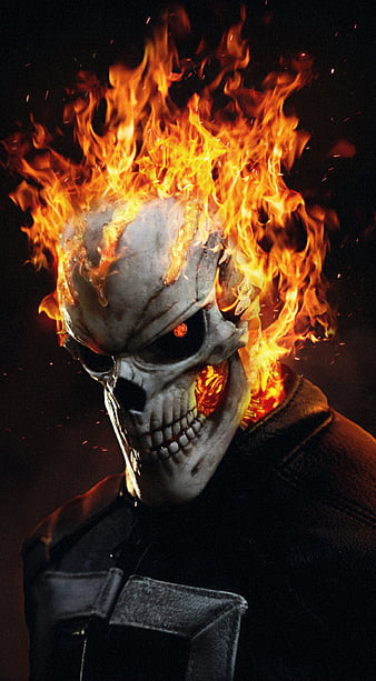 Ghost rider, bike, drawn, fire, flame, game, horror, scary, skull, HD  wallpaper | Peakpx