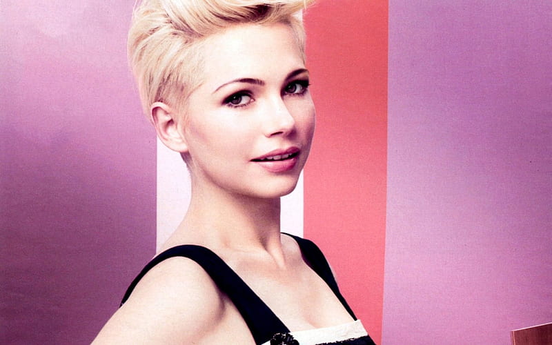 Michelle Williams, cute smile, blondie, Actress, pretty face, sweet, HD wallpaper