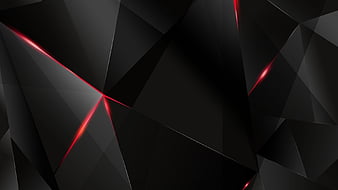 Black light dark figures, shapes, lines, Black, Red, HD wallpaper | Peakpx