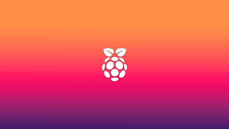 Raspberry Pi Logo Minimal , raspberry-pi, computer, logo, minimalism, minimalist, HD wallpaper