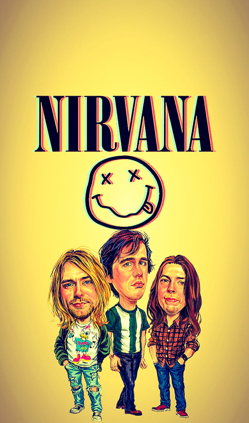 Nirvana, dave grohl, grunge, krist novoselic, kurt cobain, seattle, washington, washington state, HD phone wallpaper