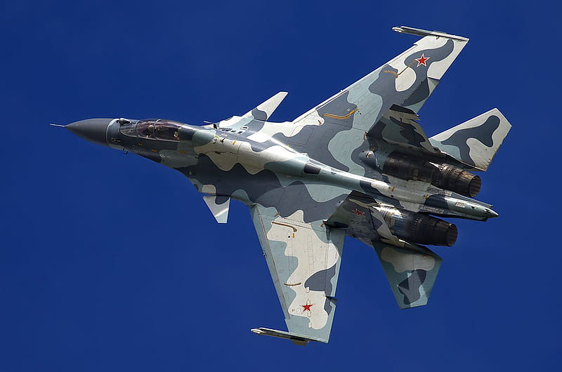 Sukhoi Su-30, russian air force, jet fighter, sukhoi, su 30, HD wallpaper