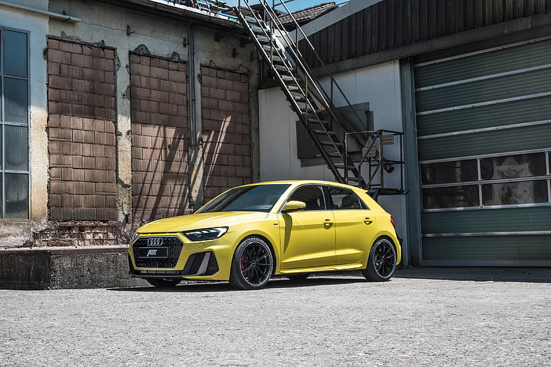 Audi, Audi A1, Car, Compact Car, Yellow Car, HD wallpaper