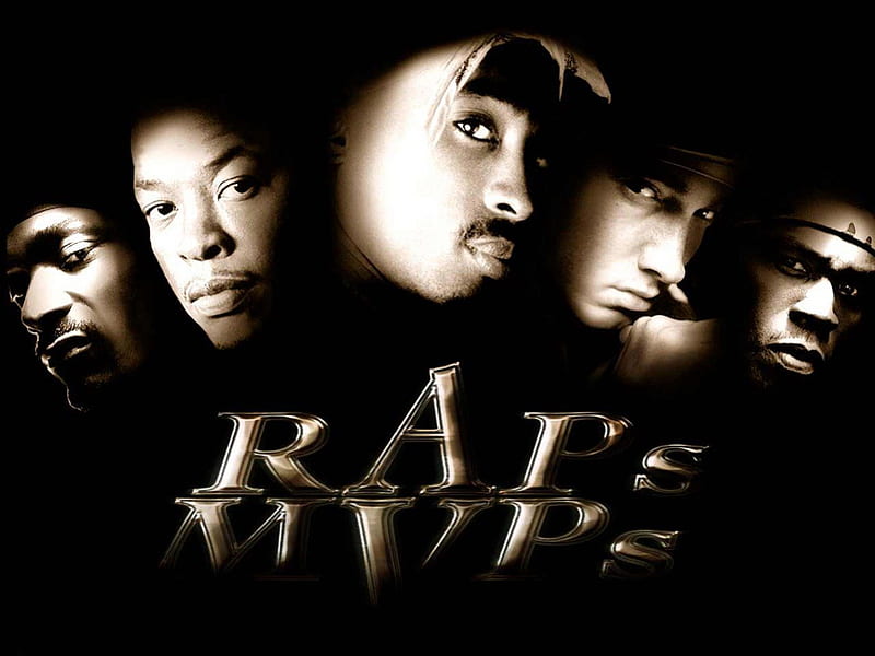 Rap`s MVP`s, 50 cent, eminem, dr dre, 2pac, snoop dog, HD wallpaper