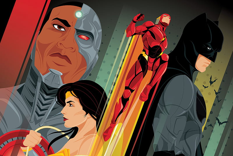 Justice League Imax Poster, justice-league, cyborg, wonder-woman, iron-man, batman, 2017-movies, movies, HD wallpaper