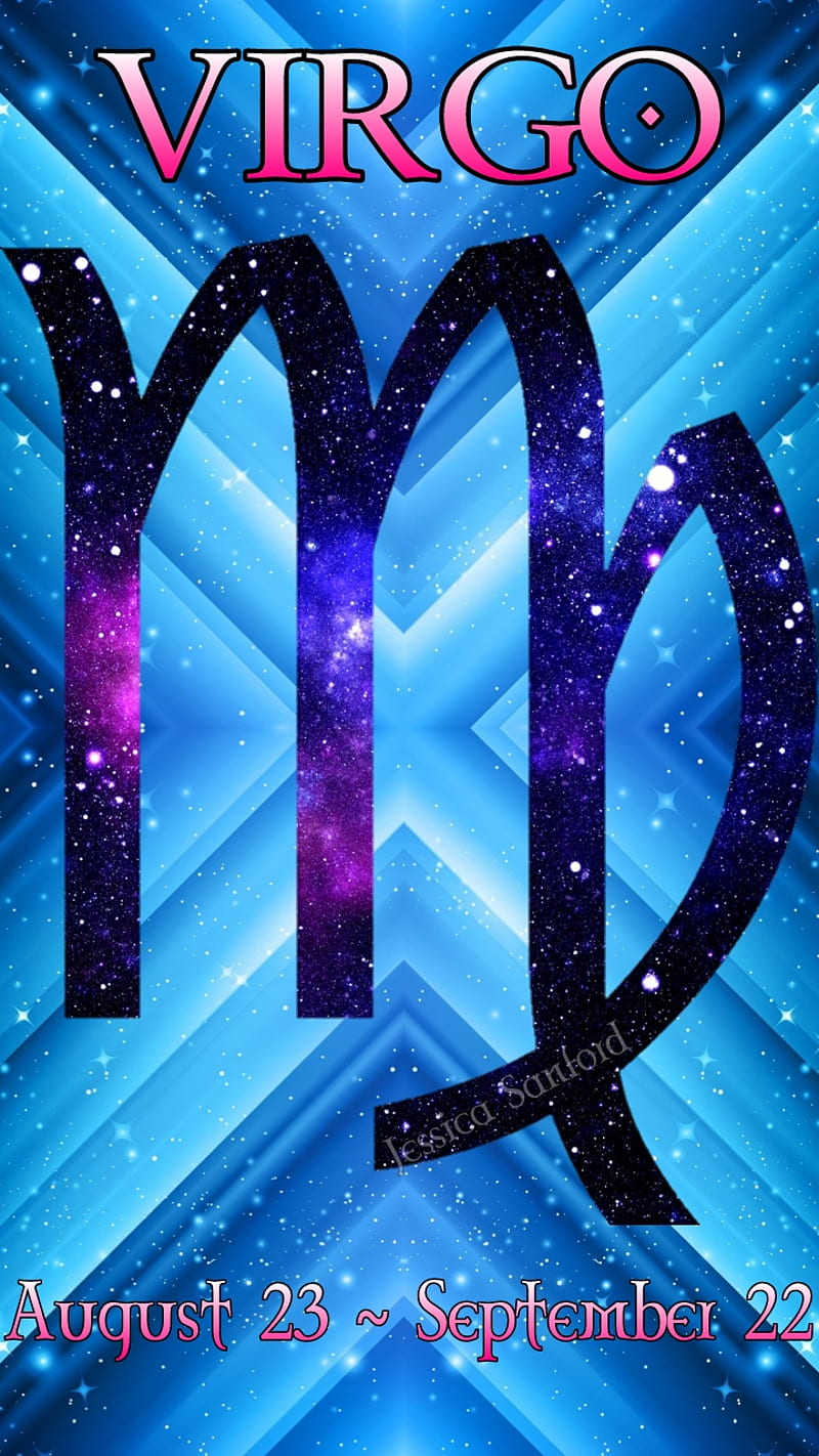 Virgo blue sign zodiac HD phone wallpaper  Peakpx