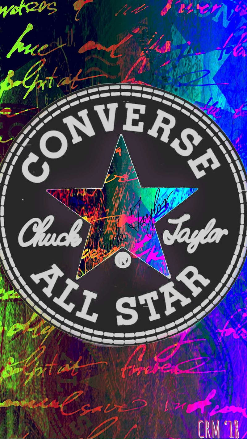 Download Blue Allstar Converse Logo Wallpaper  Wallpaperscom
