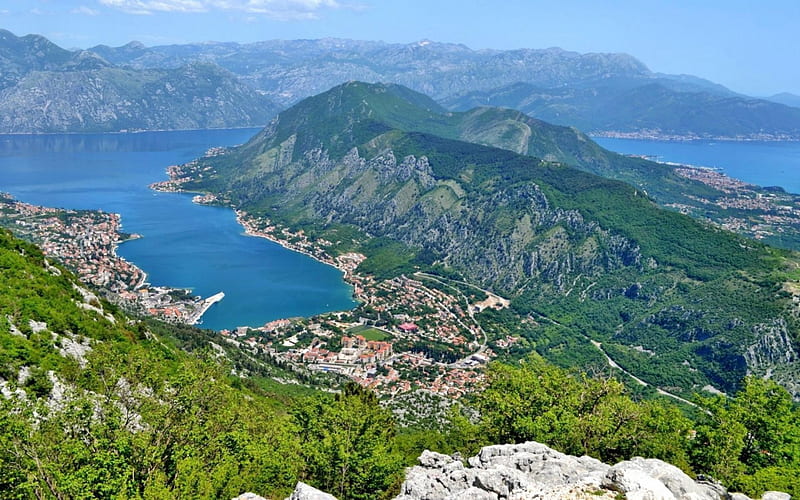 Bay of Kotor - Montenegro, Balkans, Europe, Bay of Kotor, Montenegro, HD wallpaper