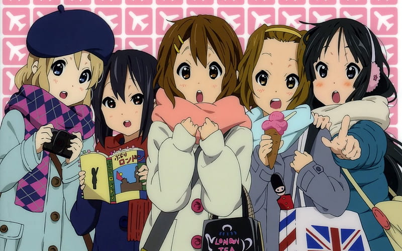 anime girls, girls, 5, anime, konachan com, HD wallpaper