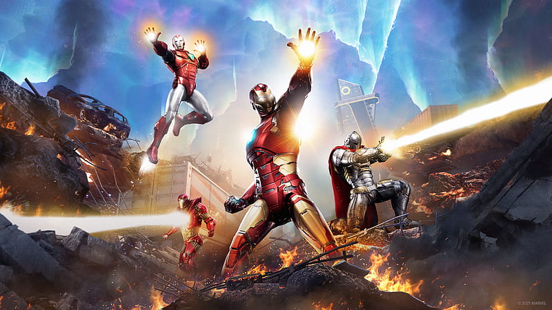 Iron Man of Marvel's Avengers, HD wallpaper
