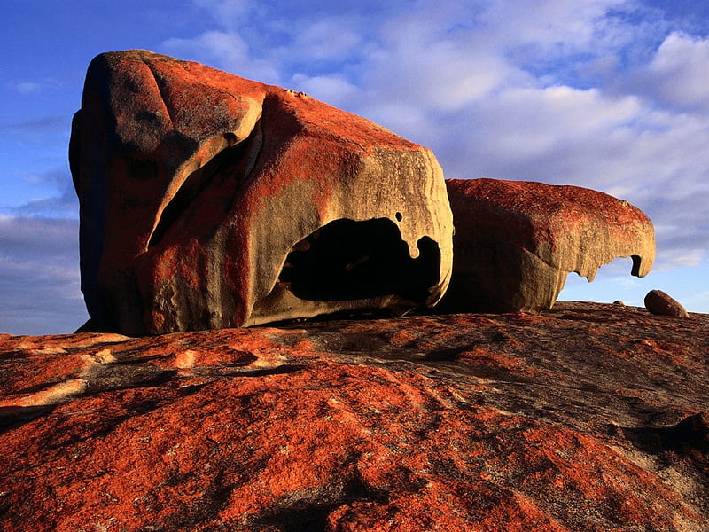 desert red megalith , desert, HD wallpaper