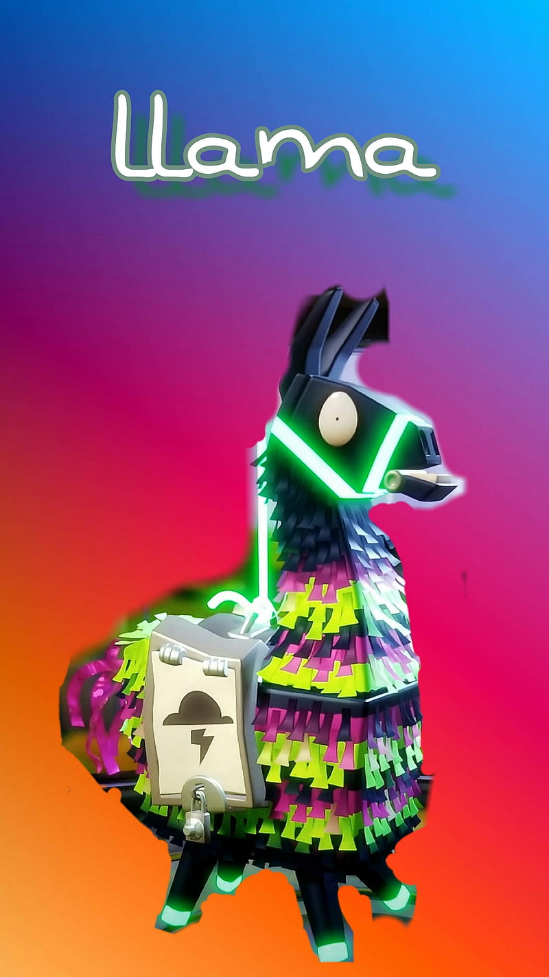 Llama, fortnite, HD phone wallpaper