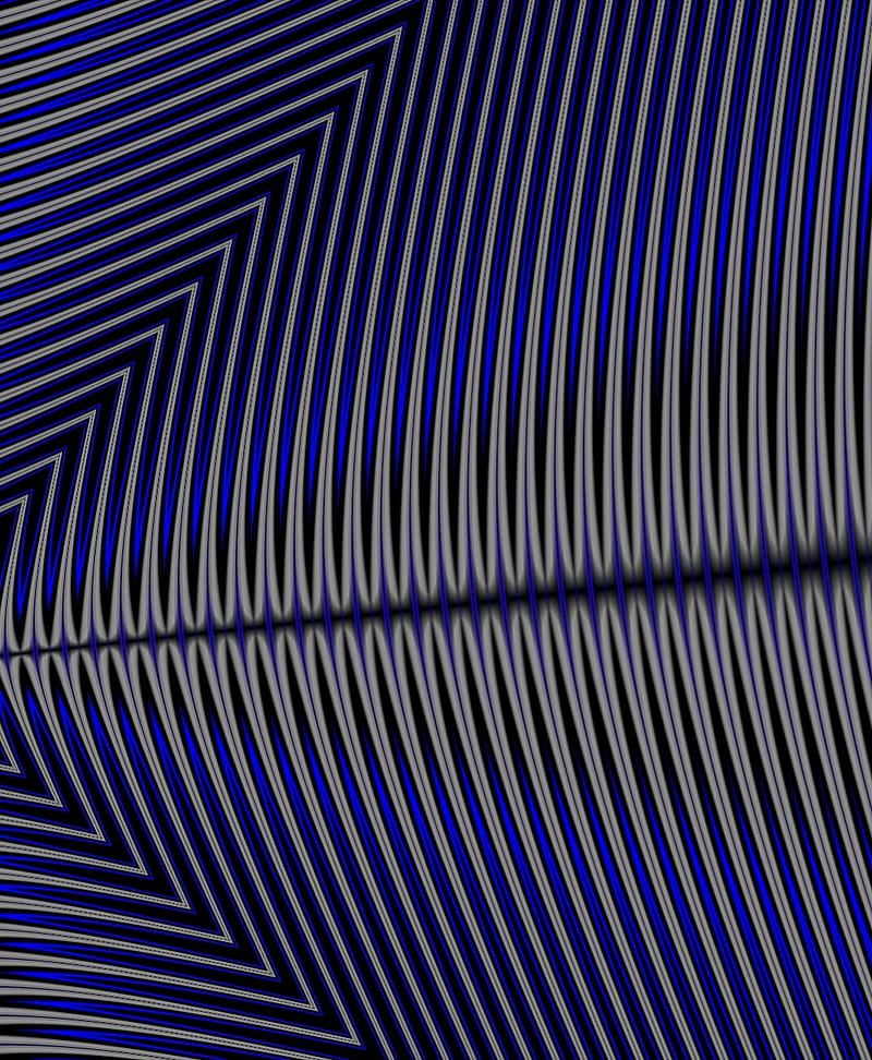 Blue stripes, black, lines, metal, silver, HD phone wallpaper
