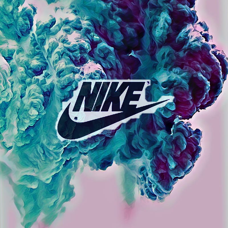 Nike, cloud, humo, HD phone wallpaper