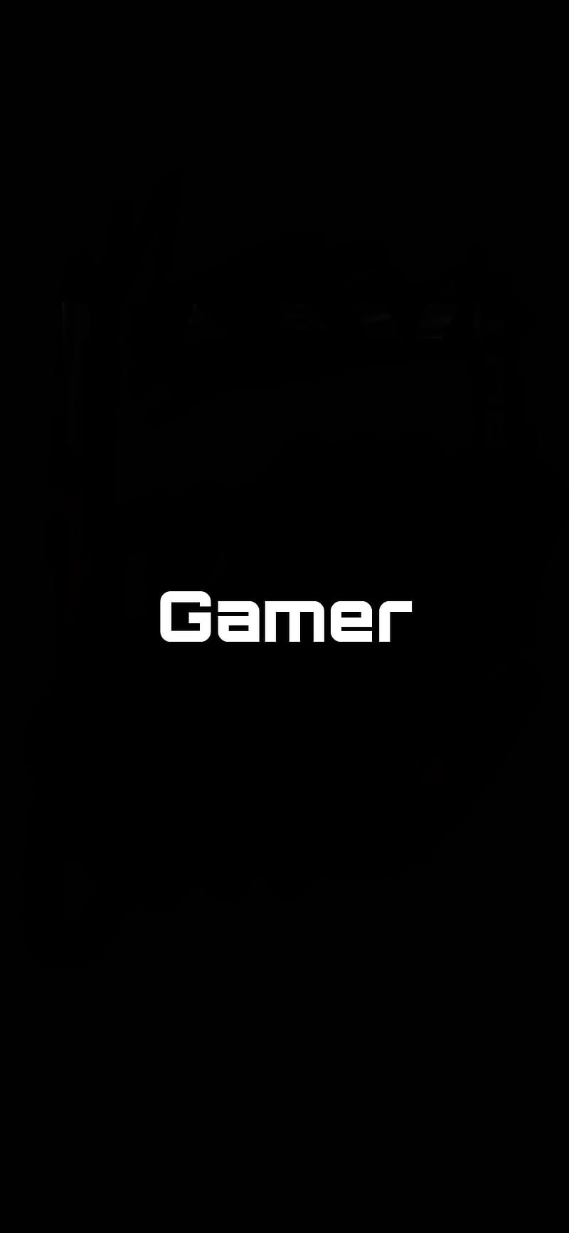gamer, android, game, gaming, logo, quote, HD phone wallpaper