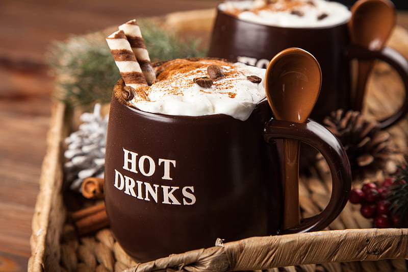 Food, Hot Chocolate, Cup, Drink, HD wallpaper