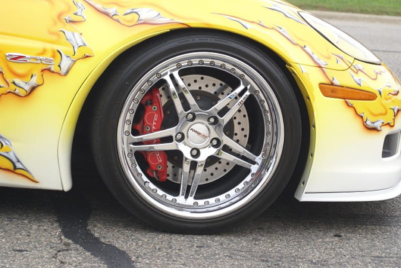 Chevrolet Corvette Mag Wheel, Mag, Chevrolet, Cruise, Chevy, Hot Rod, Racing, Corvette, Street, HD wallpaper