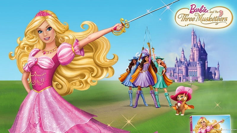 Barbie And The Three Musketeers, The, And, Barbie, Musketeers, Three, HD wallpaper