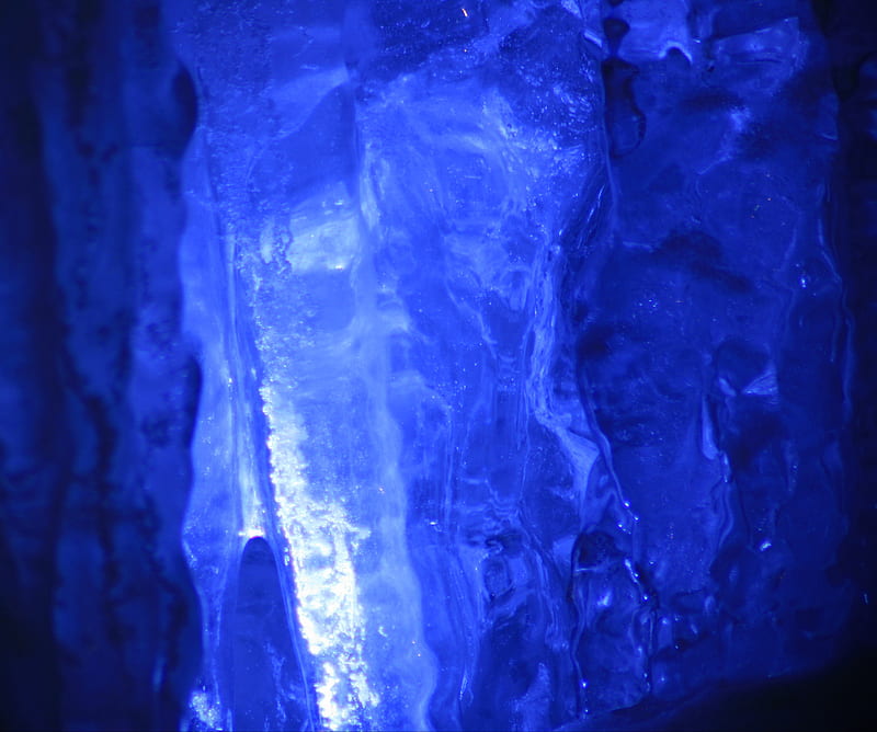 Blue Ice, abstract, frozen, light, tungsten, HD wallpaper