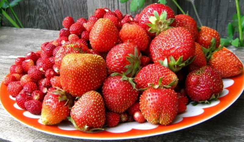 * Strawberries *, nature, berries, fresh, fruits, HD wallpaper * Strawberries *, nature, berries, fresh, fruits, HD wallpaper