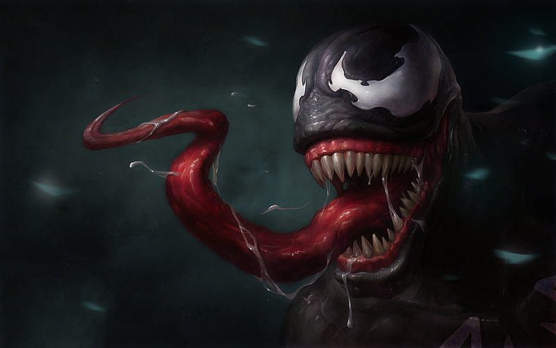 Venom New Artwork 2019, venom, superheroes, digital-art, artwork, HD wallpaper
