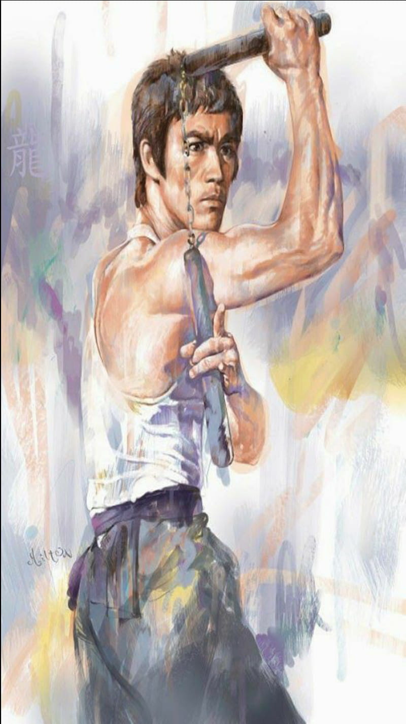Bruce Lee , kung-fu, movie, HD phone wallpaper