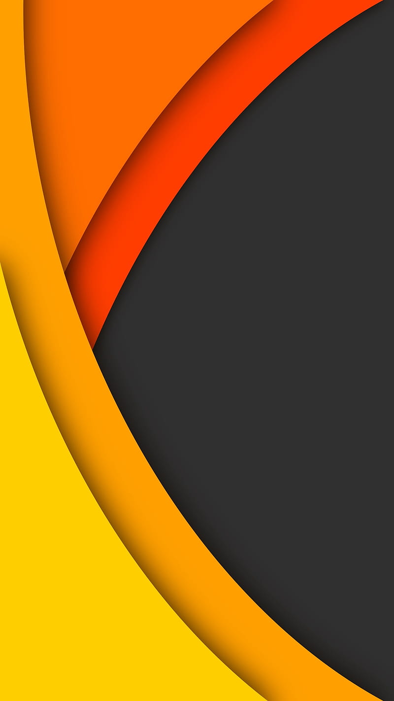 Layer Edge 03, FMYury, abstract, black, bright, clean, clear, color, colorful, colorfully, colors, dark, depth, gradient, layers, light, opposite, orange, red, shadow, shadows, side, yellow, HD phone wallpaper